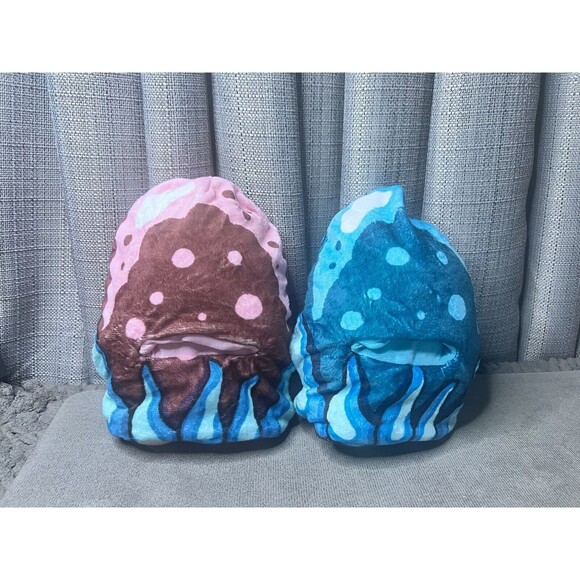 Among Us Shapeshifter Egg Pink Blue 7 Inch Stuffed Crewmate Plush Toy Lot - Picture 4 of 7